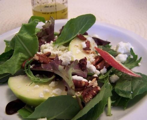 salada de feta de maçã