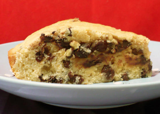 bolinhos de chocolate rum raisin scones