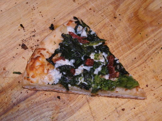 brócolis rabe pizza