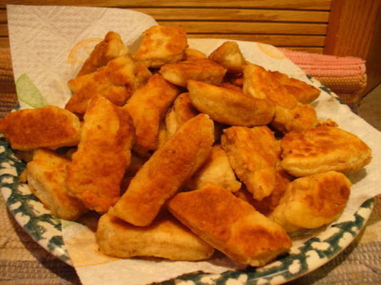 Dedos de pão ocidental de rhea com mel molho de limão