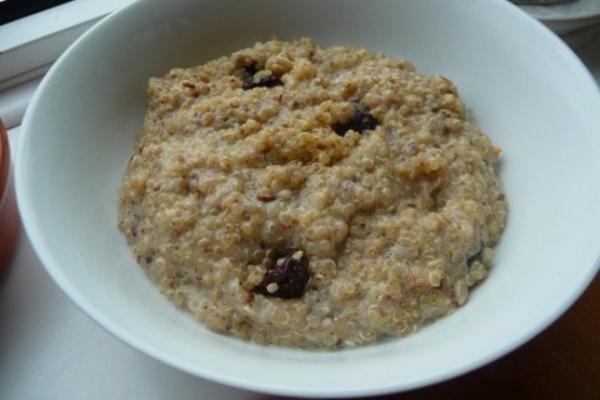 cereal de café da manhã quinoa