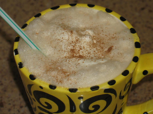 smoothie de chá chai com especiarias