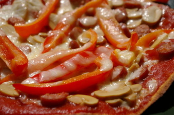 pita de vegetais pizzas