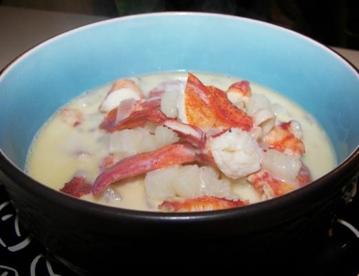 sopa de lagosta estilo antigo