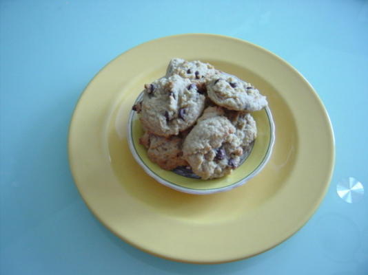 biscoitos de chocolate-aveia-coco