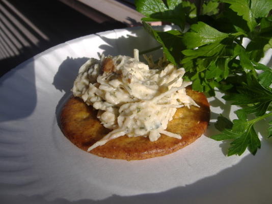 salada de frango pesto para sanduíches