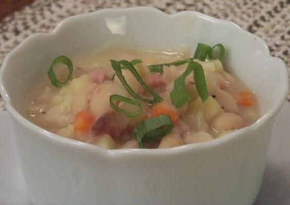 Sopa de feijão 30 minutos para 2