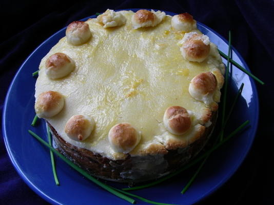 tradicional britânica mothering domingo simnel bolo