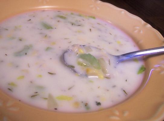 sopa de amêijoa (versão com baixo teor de gordura)