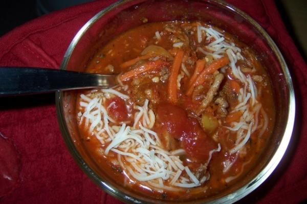 a sopa de legumes italiana de rogen