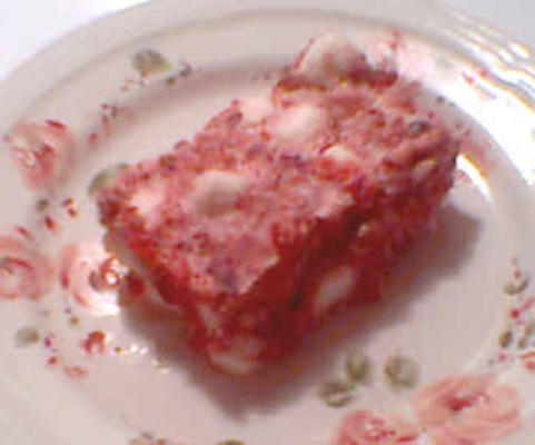 salada de cranberry gelado