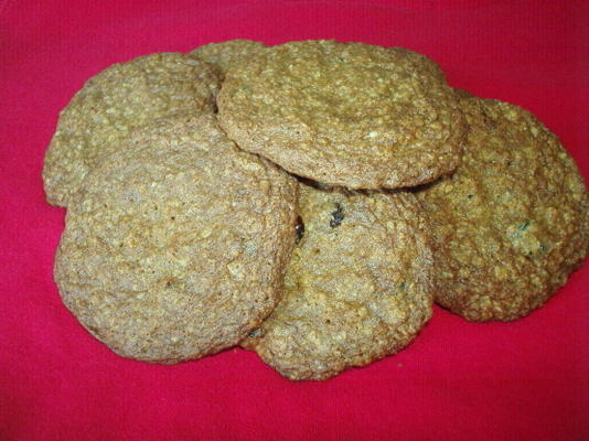 cookies de aveia da família da mãe do kat