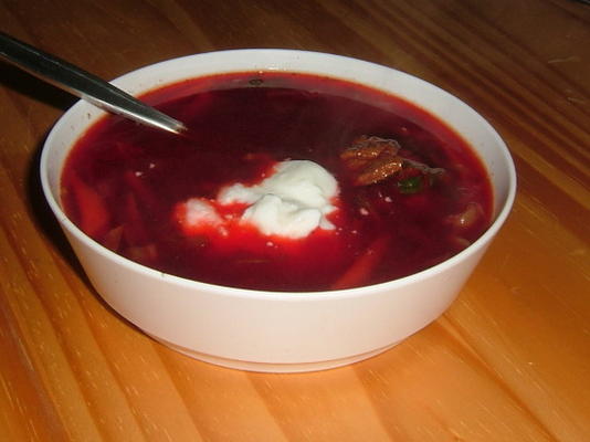borsch padrão ucraniano