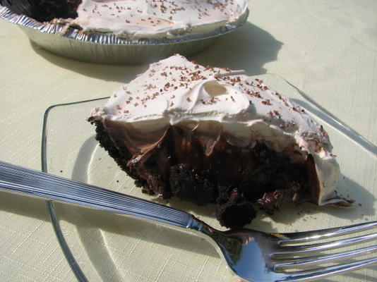 v torta de chocolate cremosa
