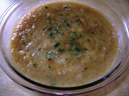 sopa de repolho cremoso (sem leite)