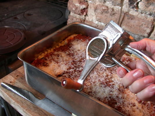 lasanha de espinafre italiano tradicional