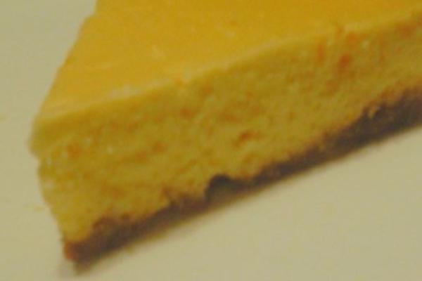 crock pote cremoso cheesecake de laranja