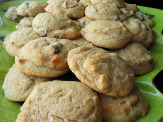 bolinhos de microplaqueta de chocolate da abóbora de julia