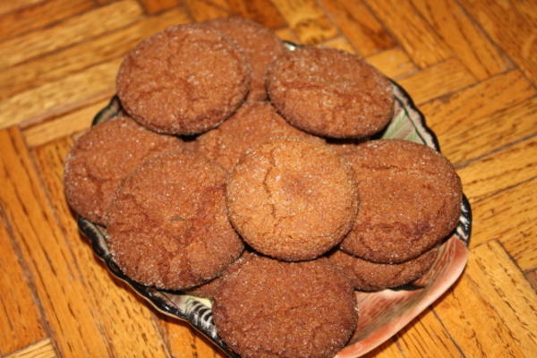 biscoitos de mostarda e gengibre