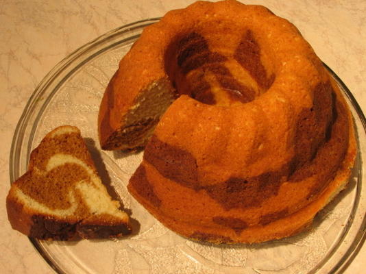 bolo de mármore de melaço de limão