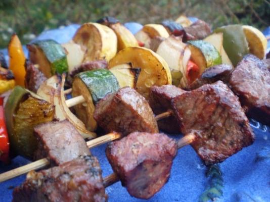 os kebabs de carne favoritos de beverly