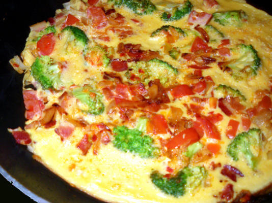 frittata de brócolis