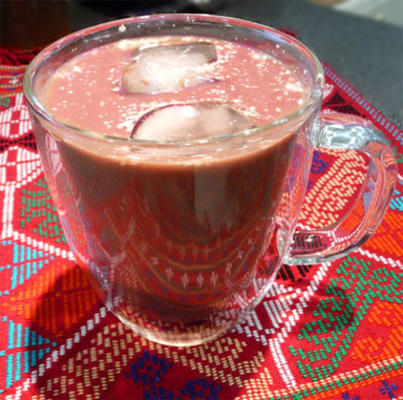 chocolate framboesa gelado café-gordura livre