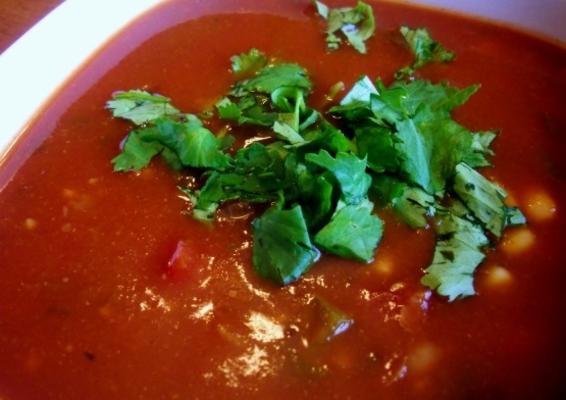 sopa de tomate mexicano