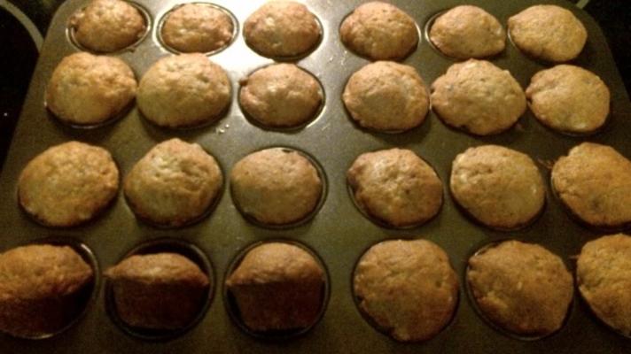 muffins de chicote banana milagre