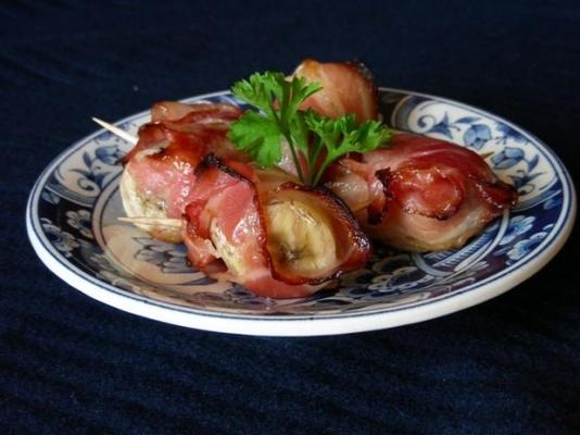 deve-tente churrasco bacon e banana rolos