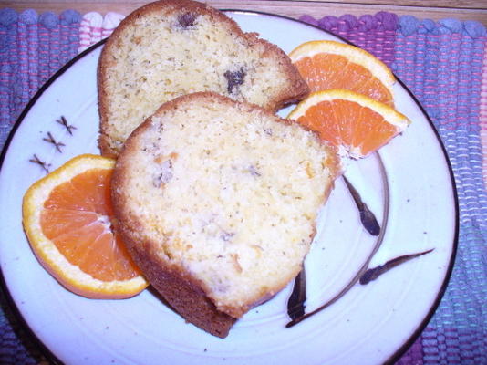 bolo de banana laranja simples