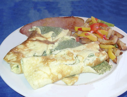 omelete com ervas francesa