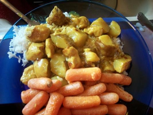 meu curry de frango tailandês