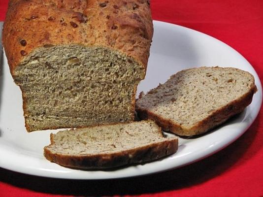 pão de trigo integral com sementes de linho e girassol - máquina de pão