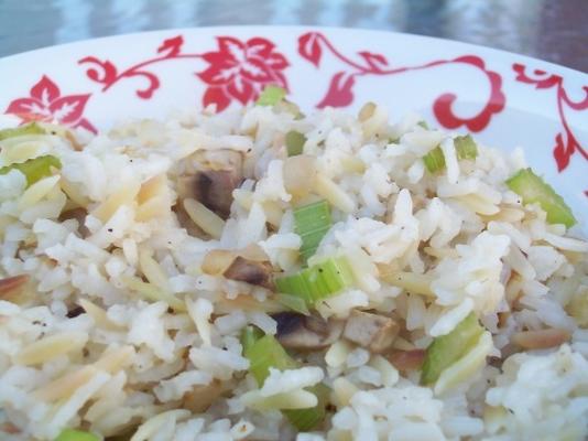 arroz e pilaf vegetariano