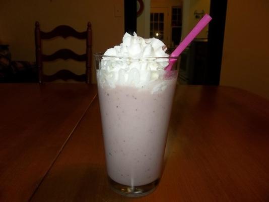 cranberry e iogurte smoothie saudável