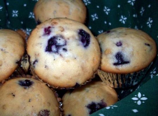 Muffins de pecan mirtilo usando processador de alimentos