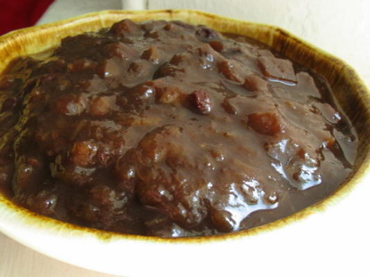 chutney de ruibarbo com gengibre