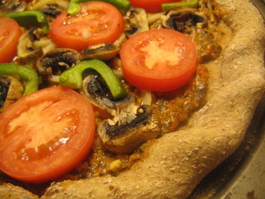 pizza vegetariana / vegana (sem queijo)