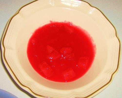 salada de compota de cereja