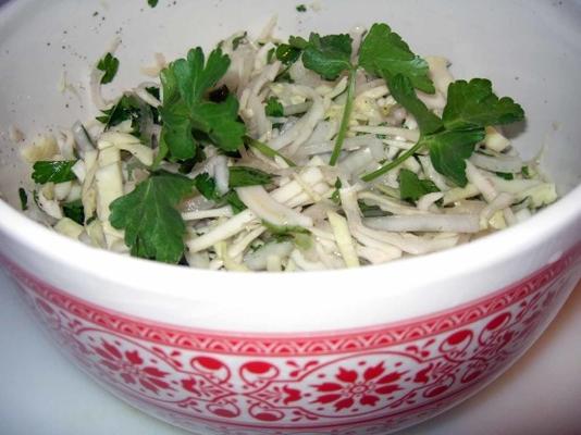 kandaring; l salat - salada de repolho