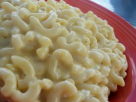 macarrão com queijo e estilo de restaurante