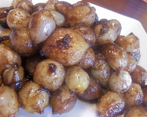 cebolas do bebê balsâmico doce e azedo