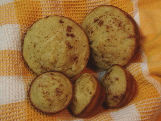 mini muffins de compota de maçã