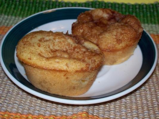 muffins de shortcake de pêssego