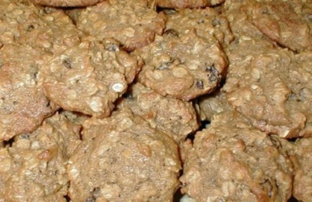 biscoitos de caqui de aveia raisin