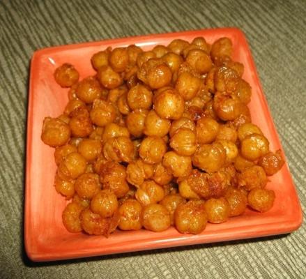 grão de bico frito picante