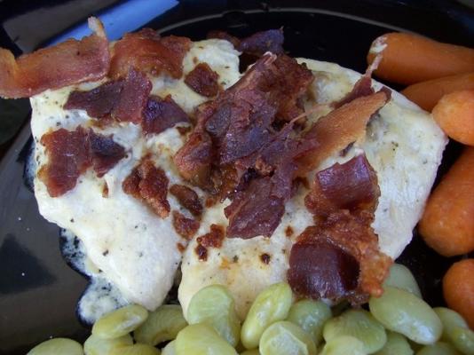 rancho de bacon frango fogão lento