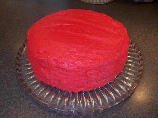 bolo de veludo vermelho realmente vermelho