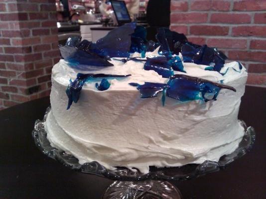 bolo de veludo azul royal